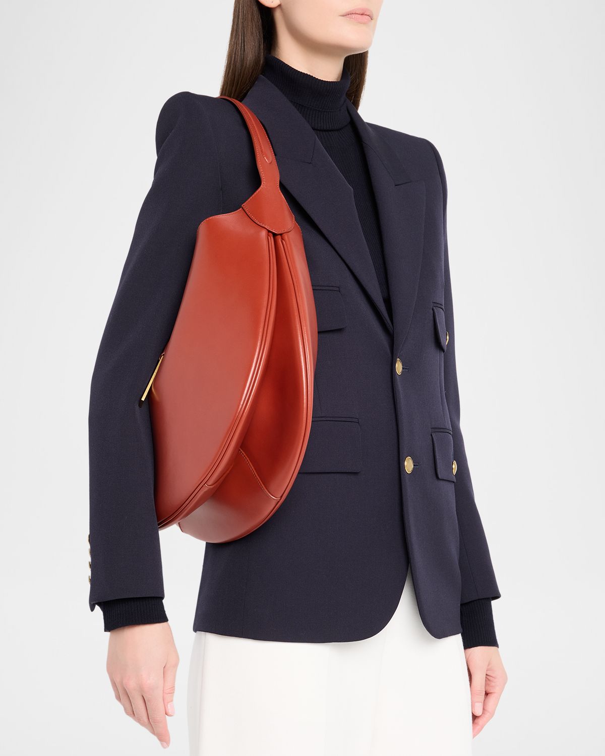 Polo Ralph Lauren Polo ID Large Calfskin Shoulder Bag