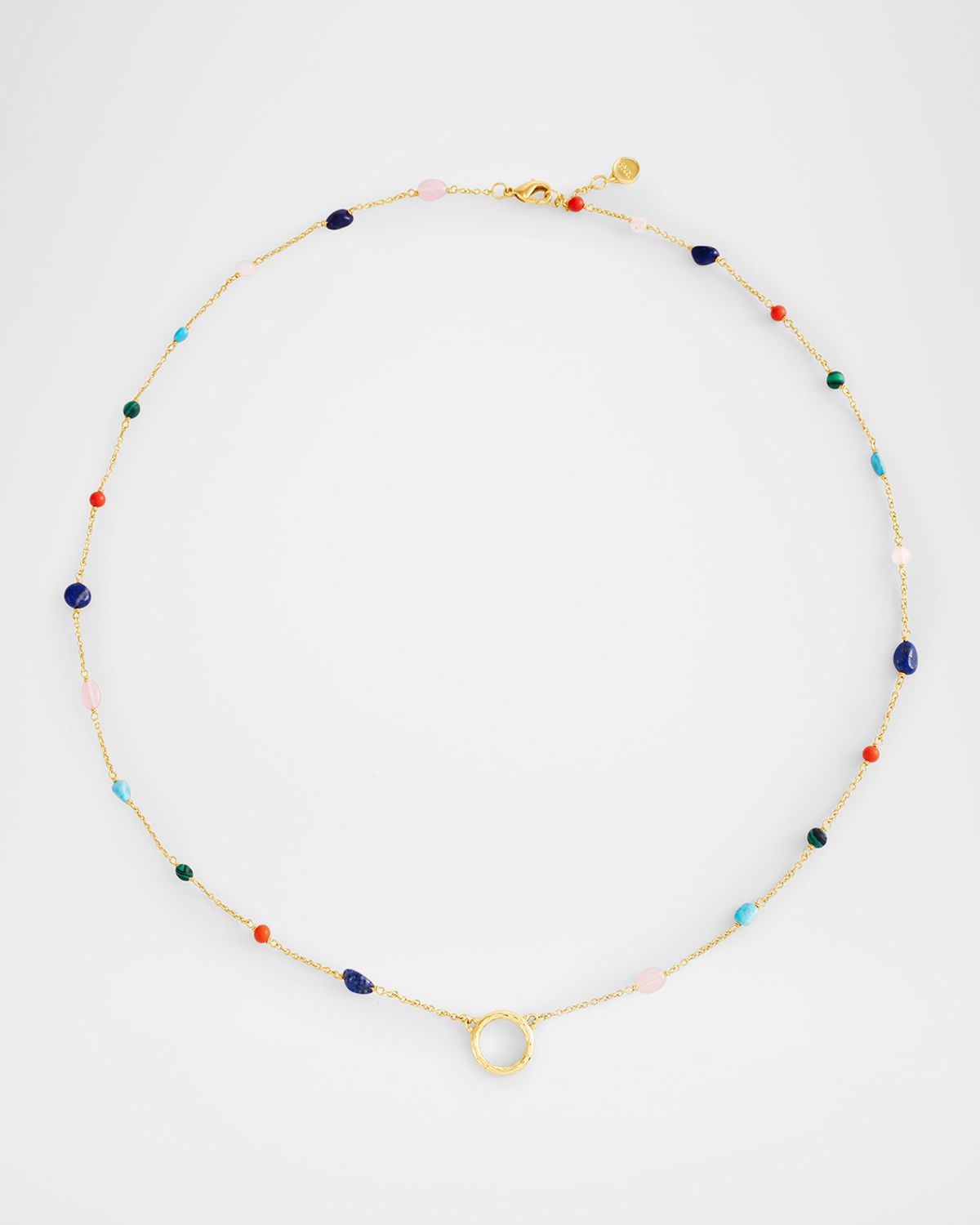 Anabel Aram Jewelry Milos Long Chain Necklace