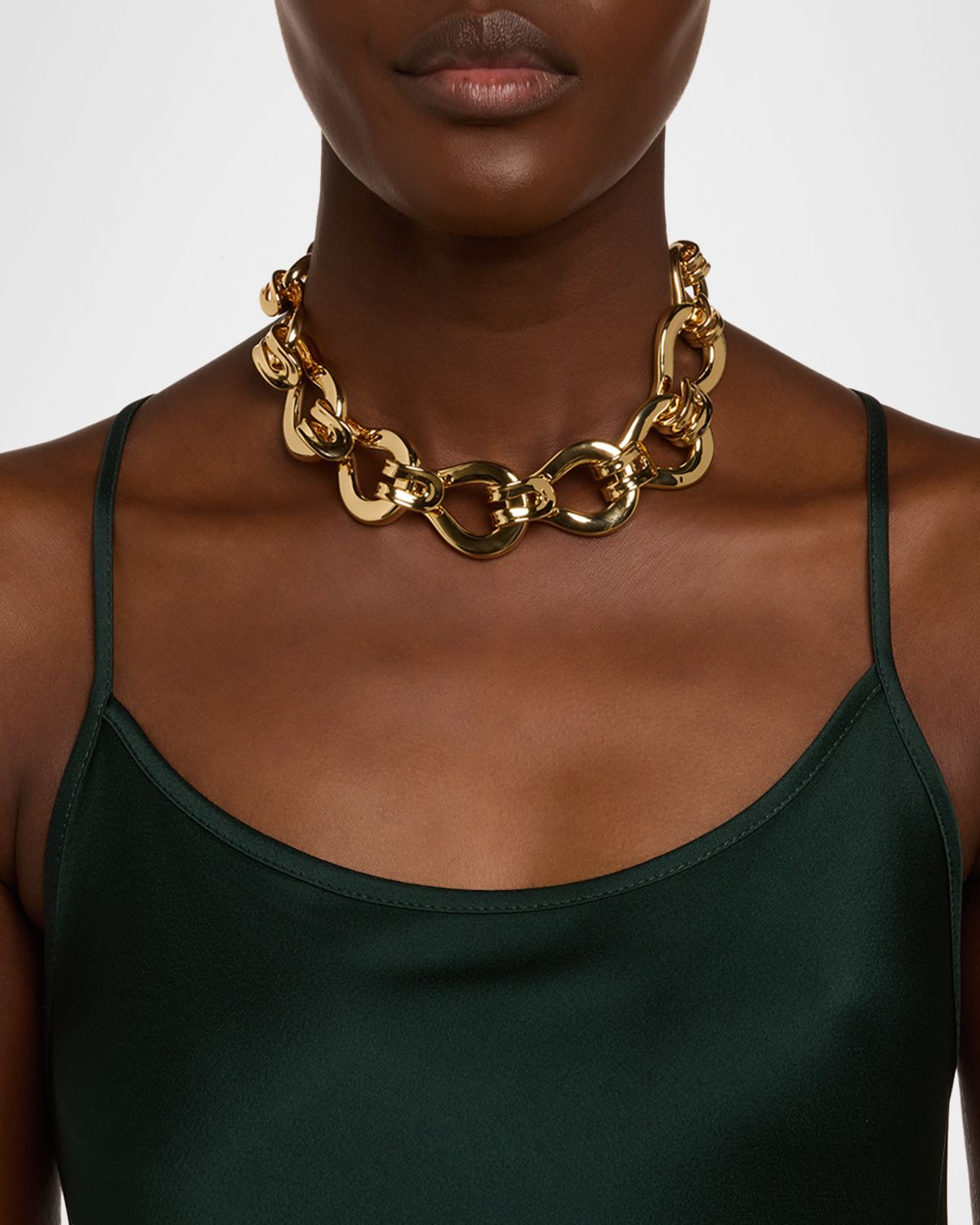 Lele Sadoughi Buckle Collar Necklace