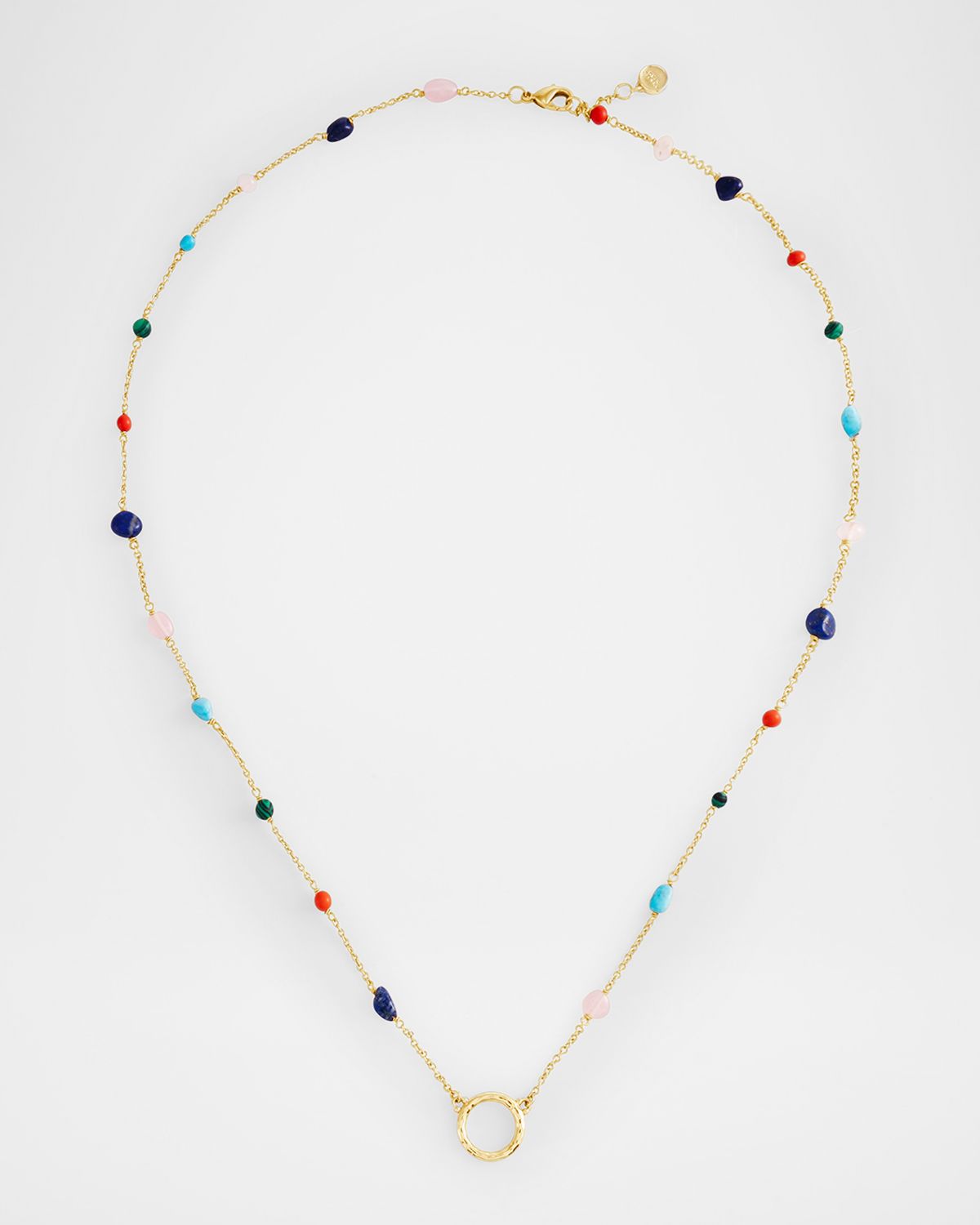 Anabel Aram Jewelry Milos Long Chain Necklace