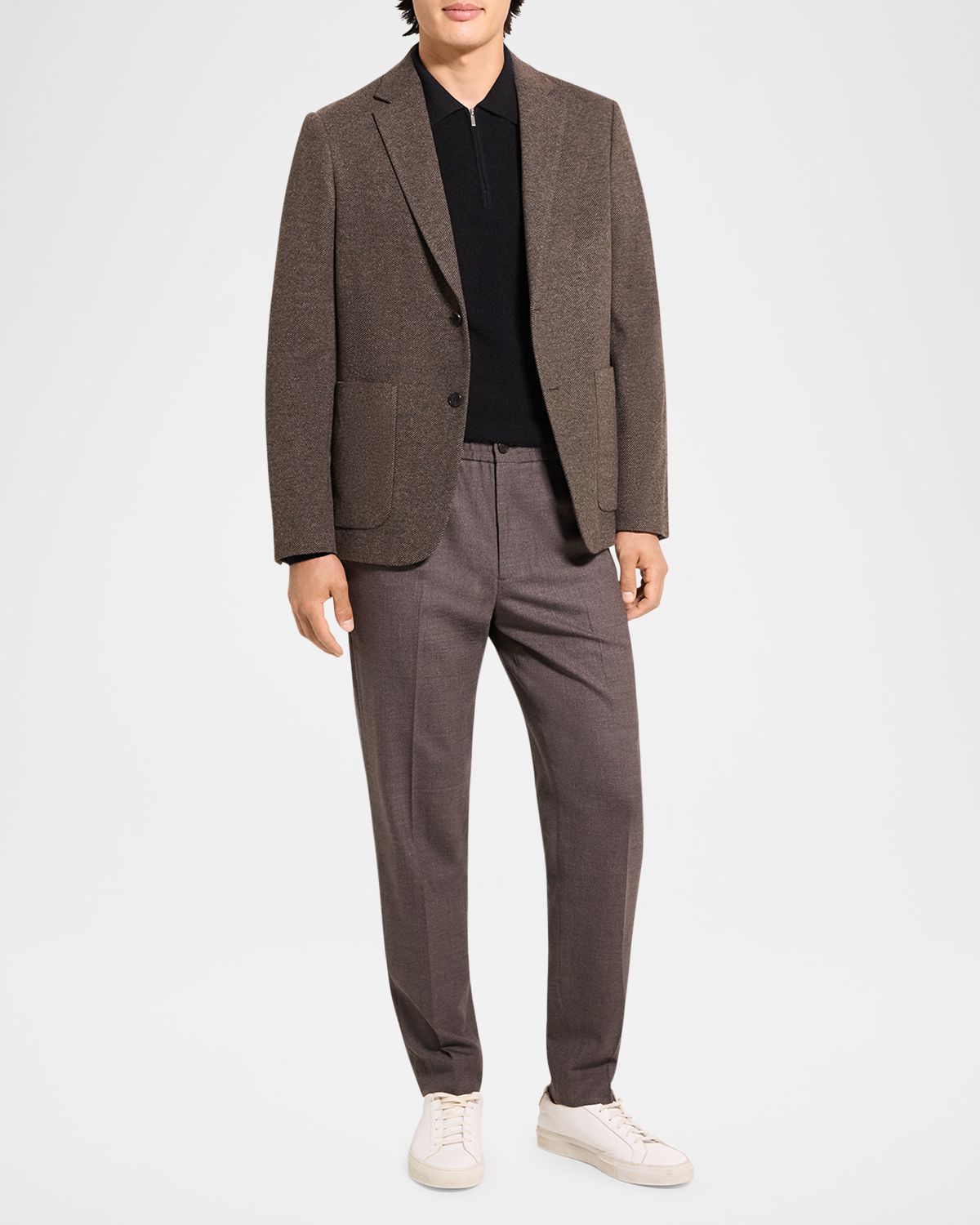 Theory Men 's Clinton Jacket in City Knit Twill