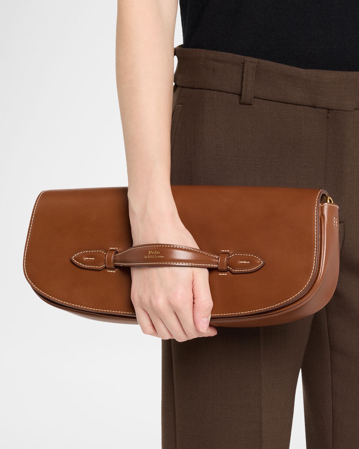 Polo Ralph Lauren Bellport Leather Long-Flap Clutch