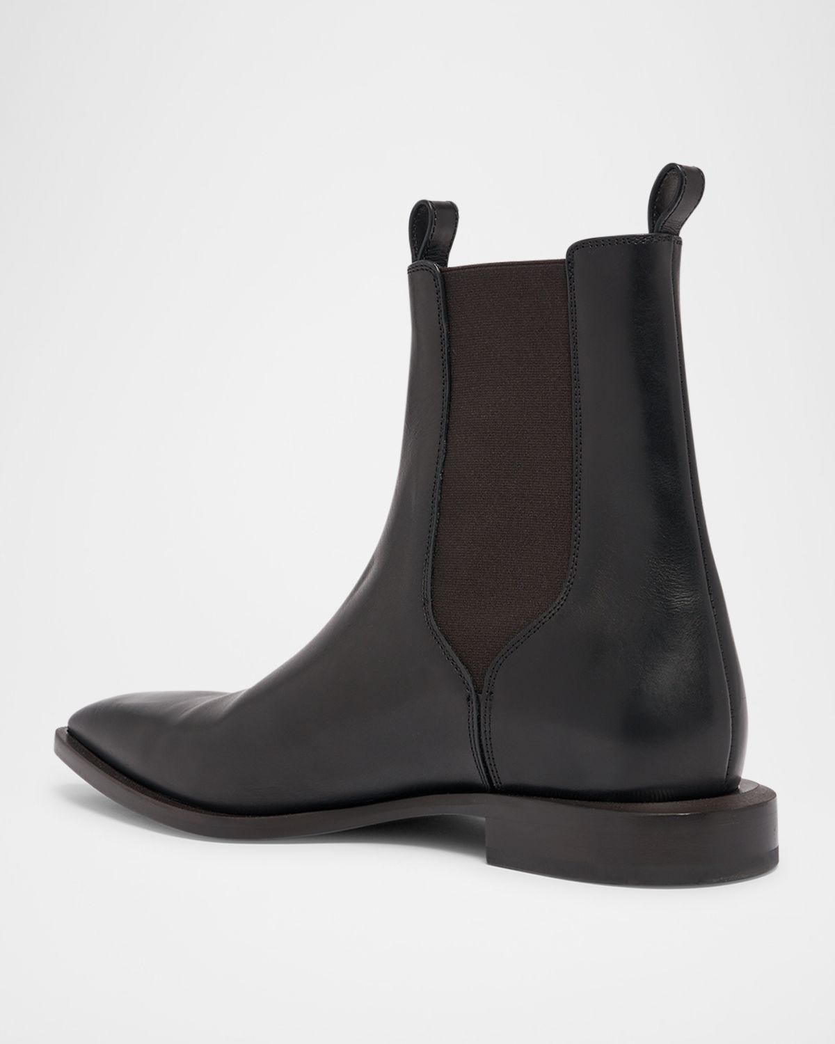 Lanvin Men 's Leather Point-Toe Chelsea Boots