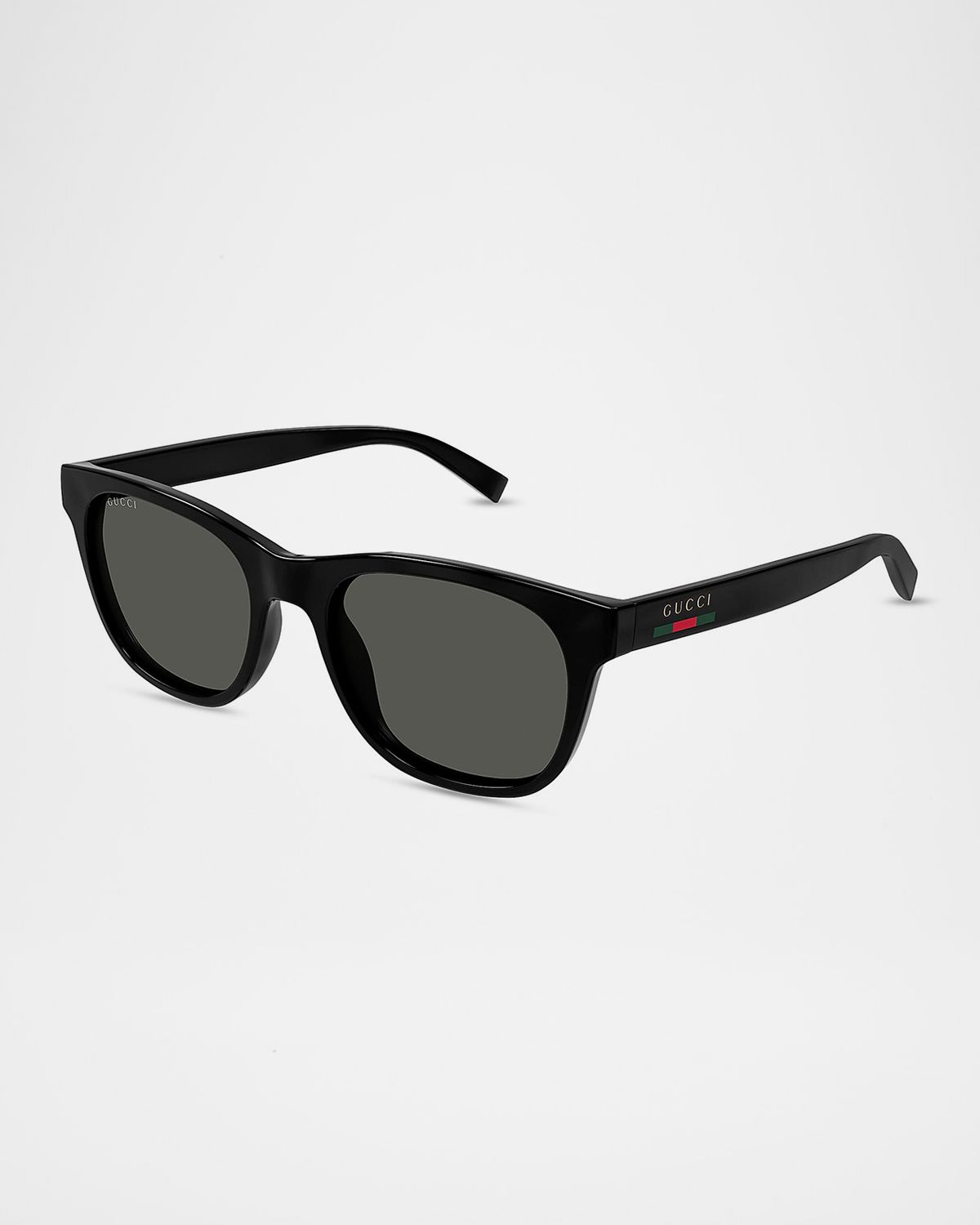 Gucci Men 's  Lines 54mm Square Acetate Sunglasses