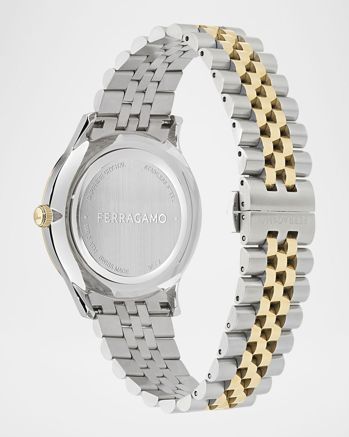 Ferragamo Men 's 40mm Two-Tone Bracelet Watch | Thumbnail 4