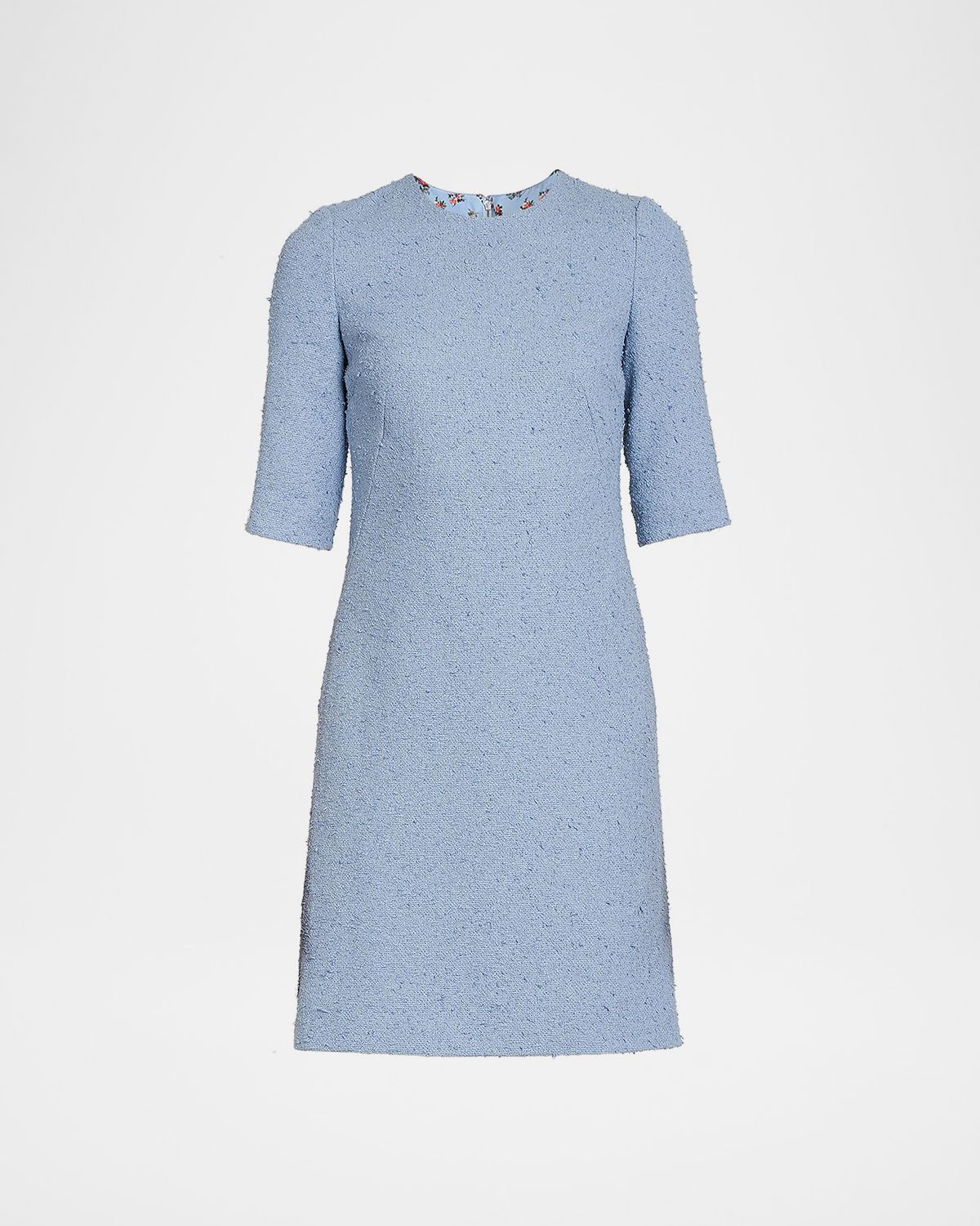 Dolce & Gabbana Short Bouclé Sheath Dress