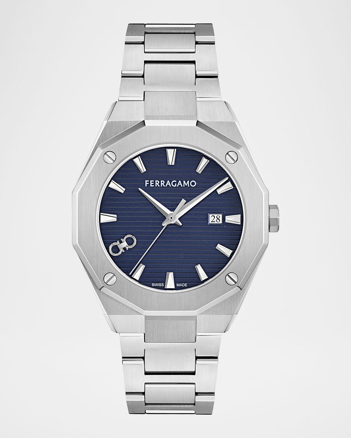 Ferragamo Men 's  Edge 40mm Stainless Steel Bracelet Watch | Thumbnail 6