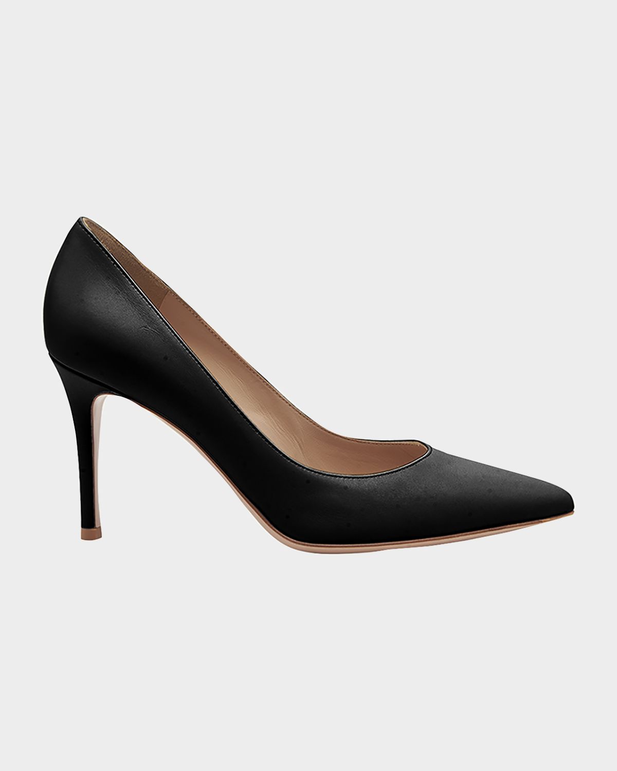 Gianvito Rossi 85mm Gianvito Leather Pointed-Toe Pumps