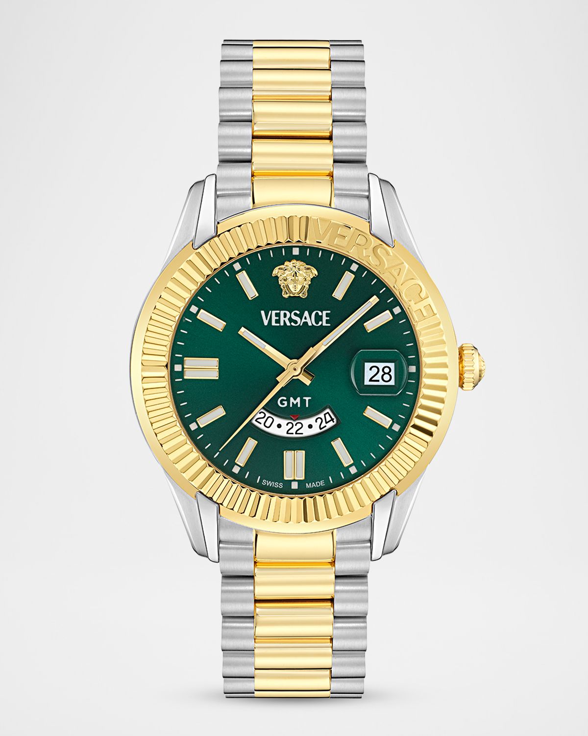 Versace Men 's Apodis 41mm Two-Tone Bracelet Watch | Thumbnail 5