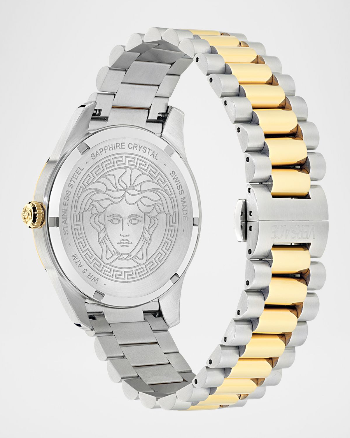 Versace Men 's Apodis 41mm Two-Tone Bracelet Watch | Thumbnail 3