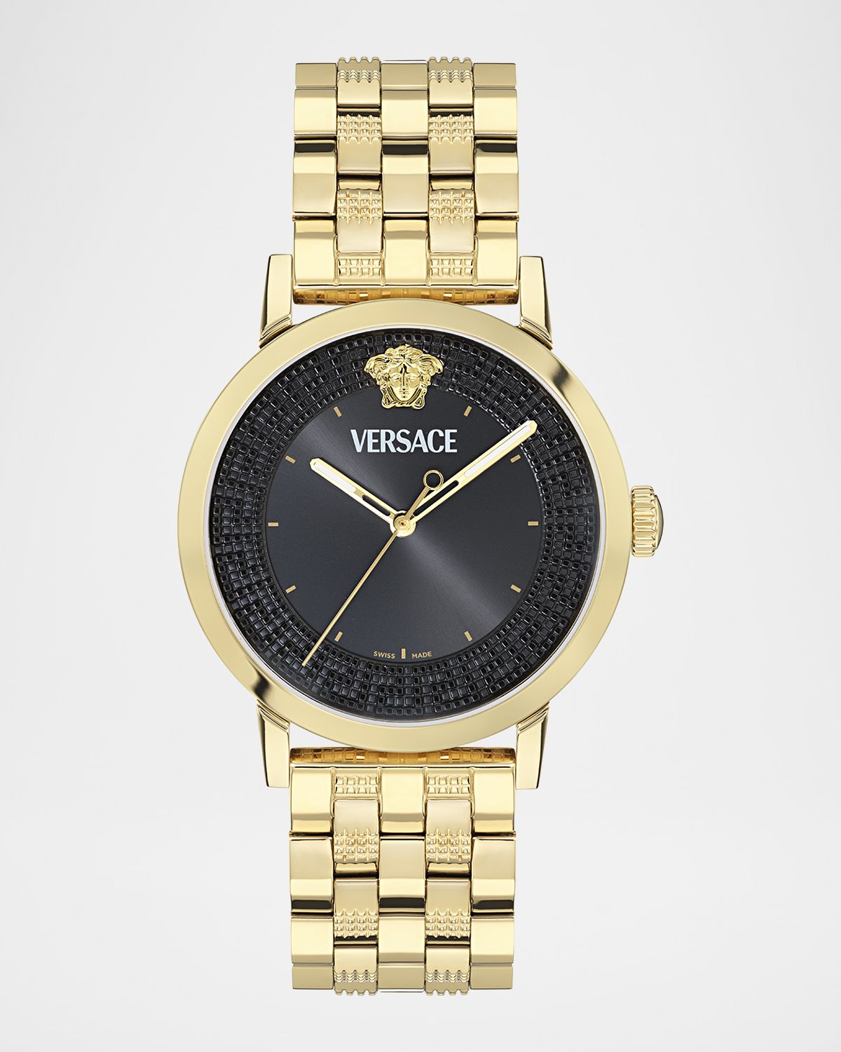 Versace Men 's Albireo 40mm IP Yellow Gold Bracelet Watch | Thumbnail 5 Versace Men 's Albireo 40mm IP Yellow Gold Bracelet Watch | Thumbnail 5