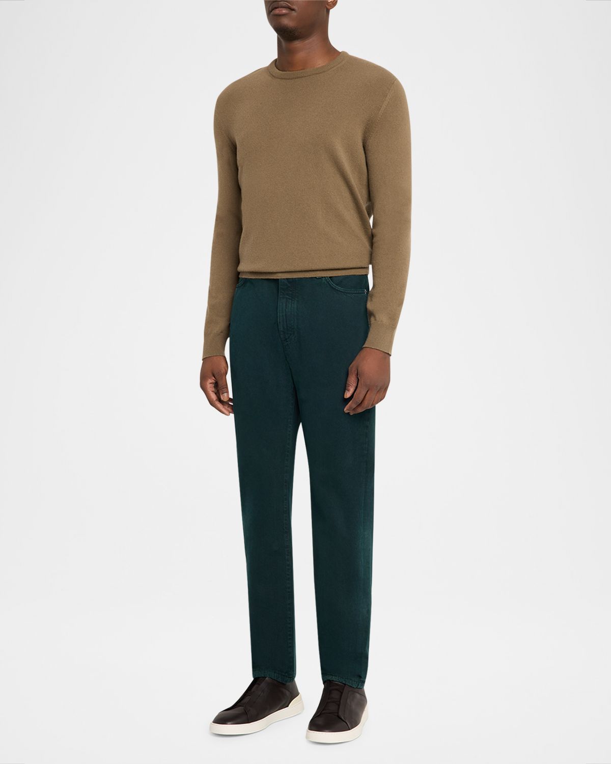 ZEGNA Men 's Marble-Effect Cotton Slim Five-Pocket Pants | Thumbnail 5 ZEGNA Men 's Marble-Effect Cotton Slim Five-Pocket Pants | Thumbnail 5