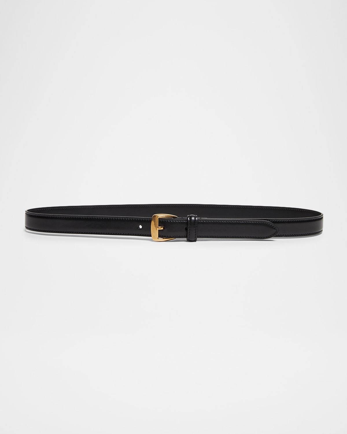 Saint Laurent Thin Leather Belt | Thumbnail 3