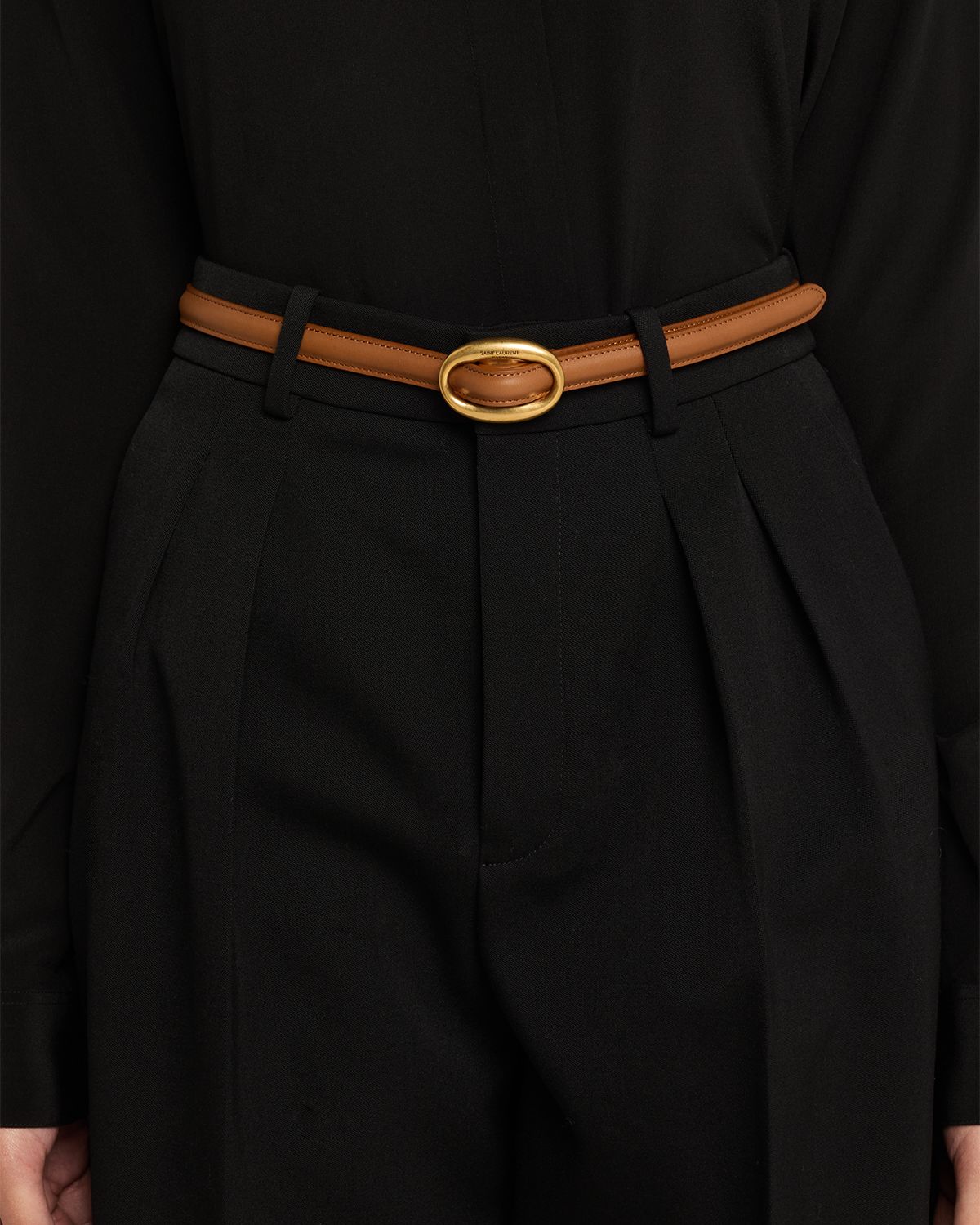 Saint Laurent Leather Belt