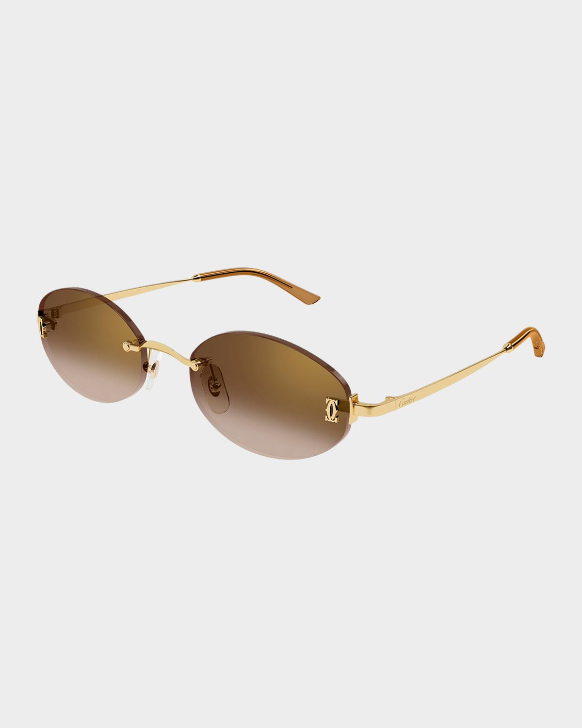 Cartier Signature C de  55mm Oval Sunglasses - Women's Accessories