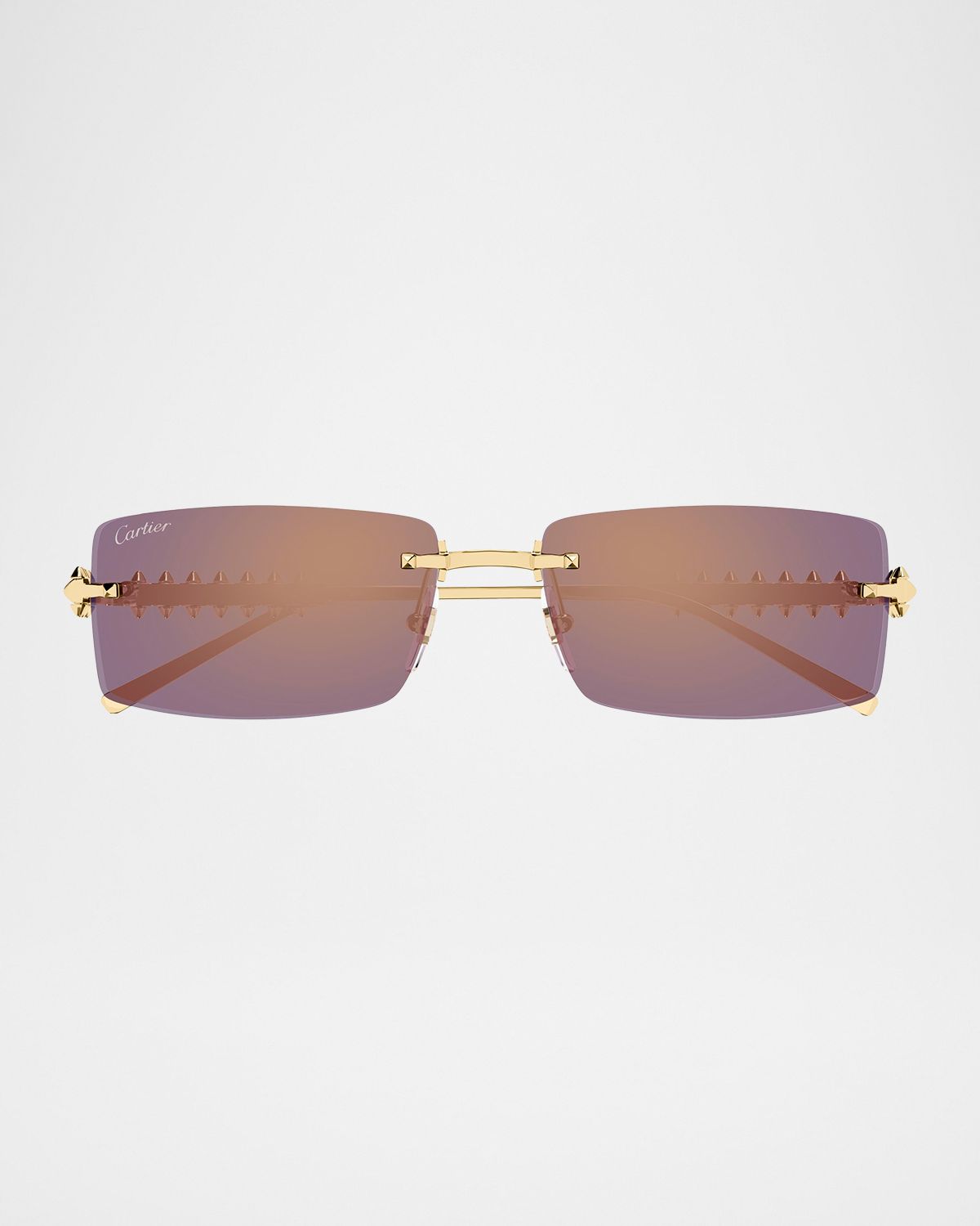 Cartier Clash de  57mm Rectangular Sunglasses