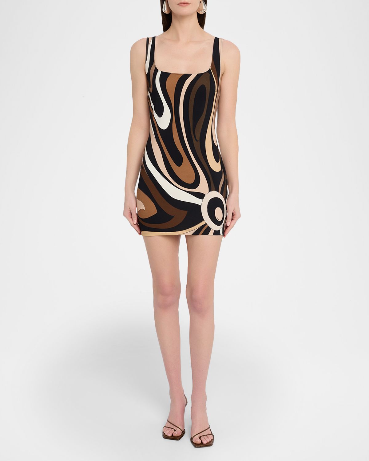 Pucci Marmo Jersey Sleeveless Mini Dress | Thumbnail 5 Pucci Marmo Jersey Sleeveless Mini Dress | Thumbnail 5