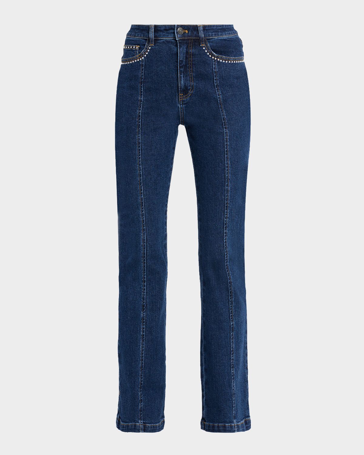 Cinq a Sept Shailene Studded Heart Jeans