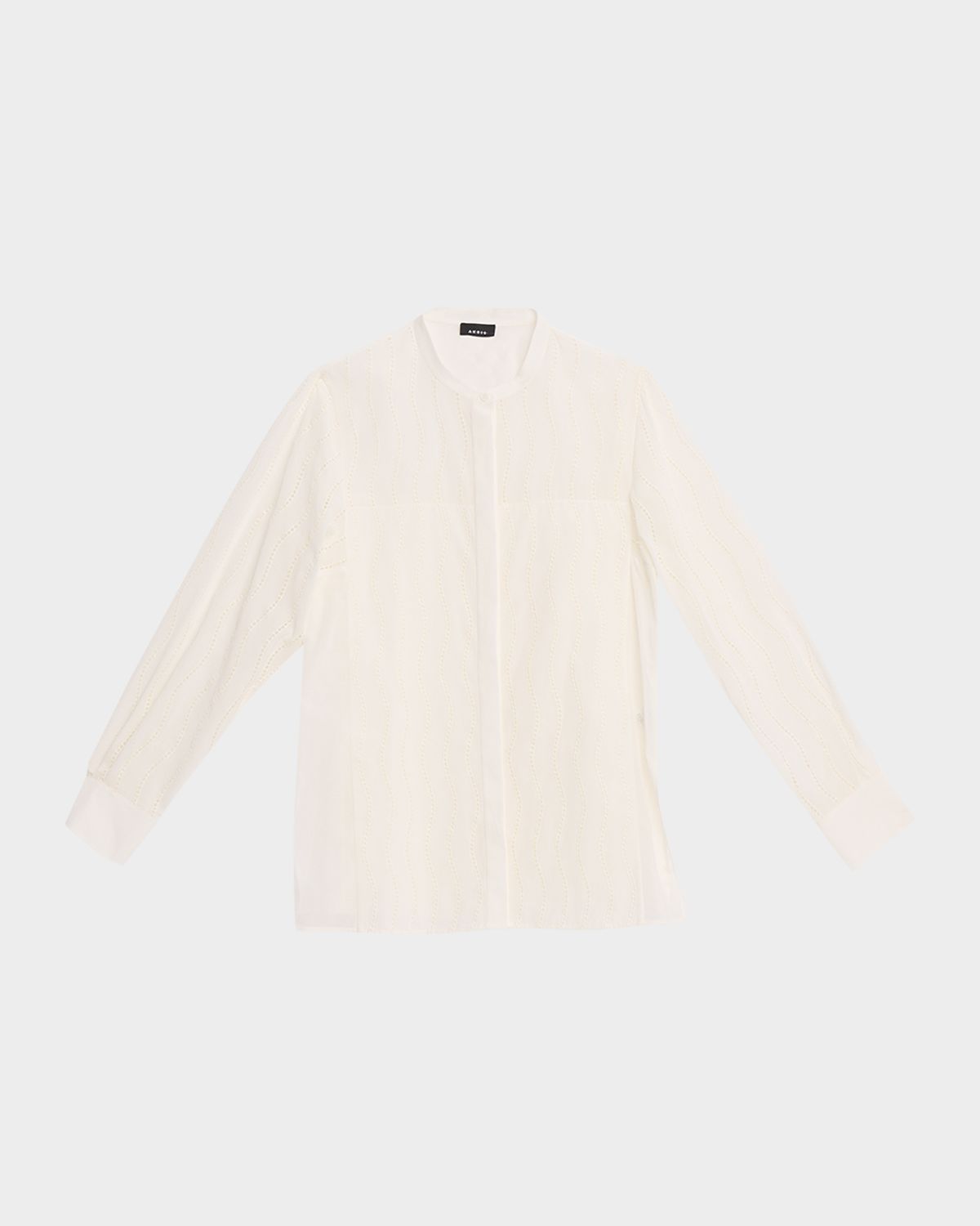 Akris Wave Broderie Anglaise Cotton Voile Blouse | Thumbnail 6 Akris Wave Broderie Anglaise Cotton Voile Blouse | Thumbnail 6