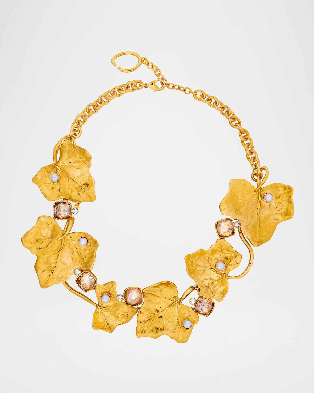 Oscar de la Renta Ivy Vine and Crystal Choker
