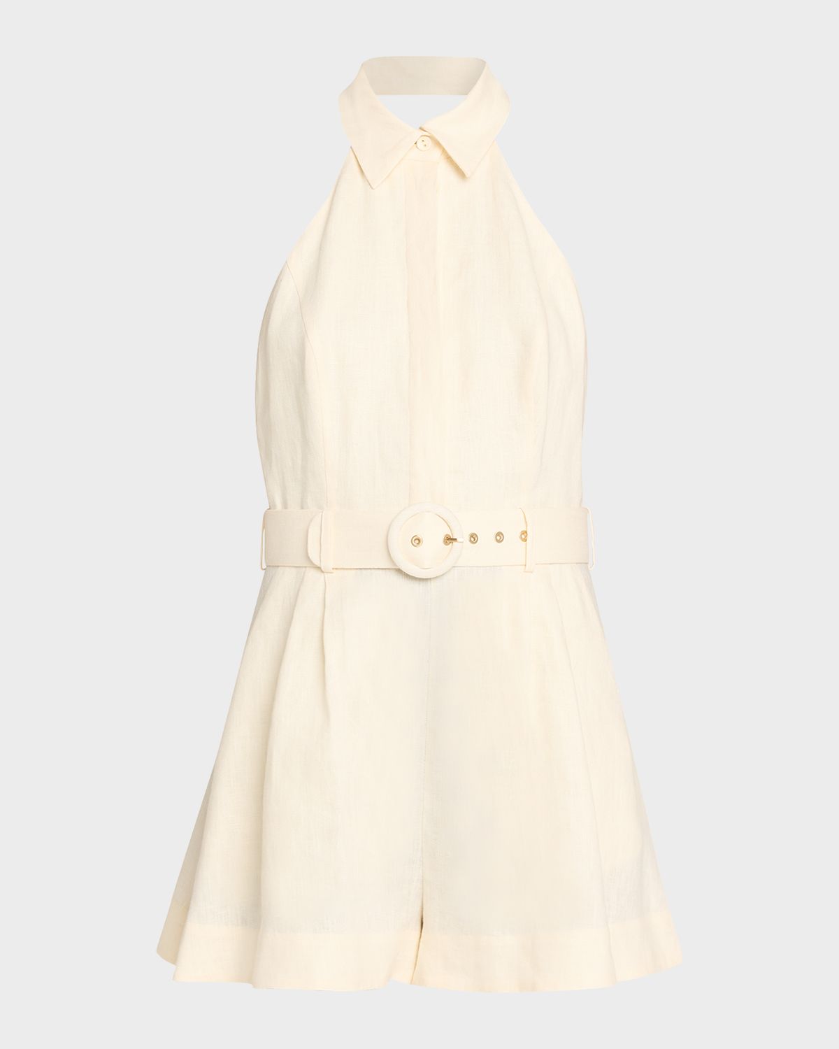 Zimmermann Awaken Linen Halter Playsuit