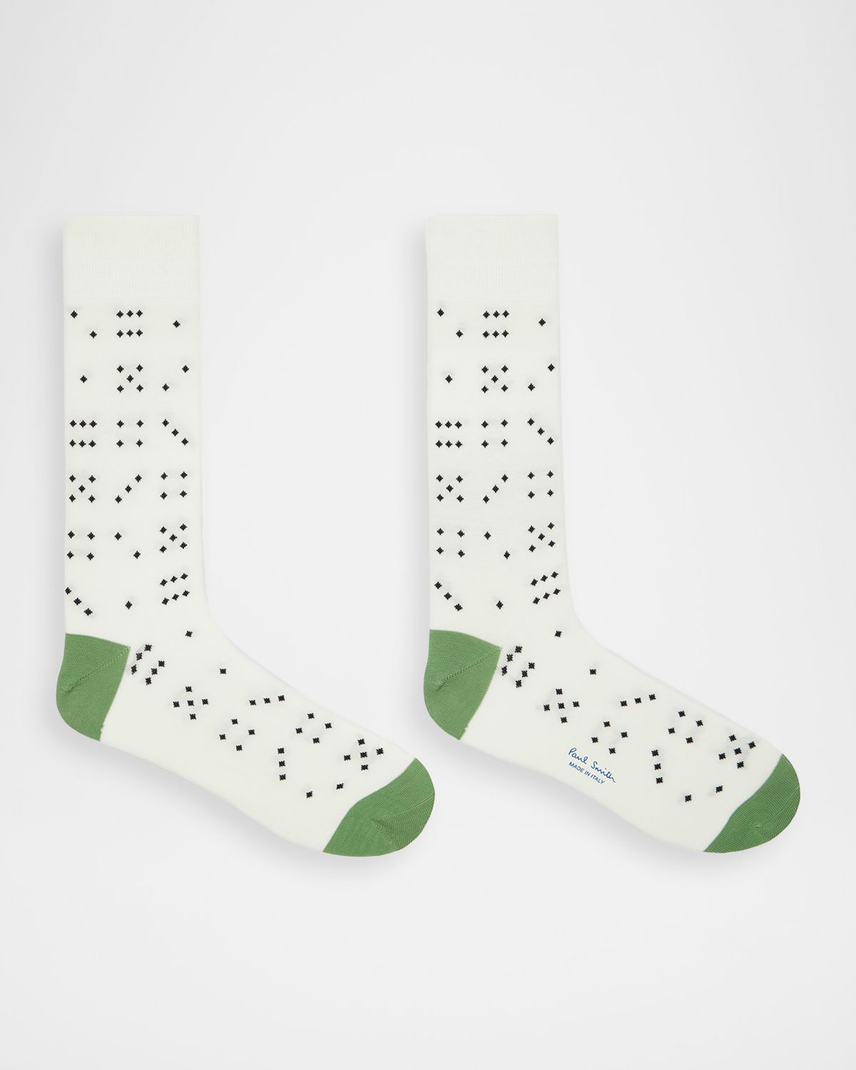 Paul Smith Men 's Polka Dot Dice Cotton Crew Socks | Thumbnail 5 Paul Smith Men 's Polka Dot Dice Cotton Crew Socks | Thumbnail 5