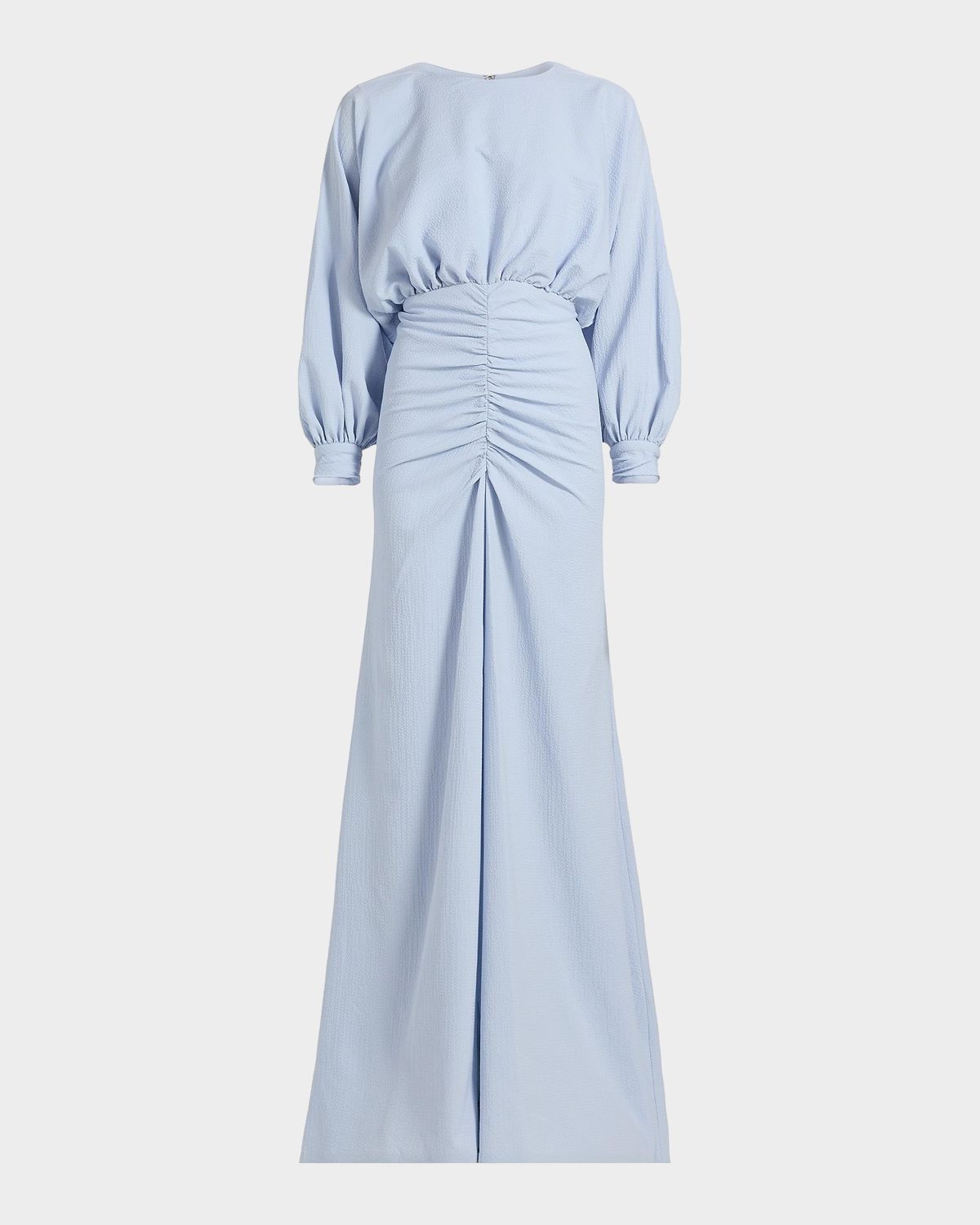 Amsale Gathered A-Line Gown | Thumbnail 8