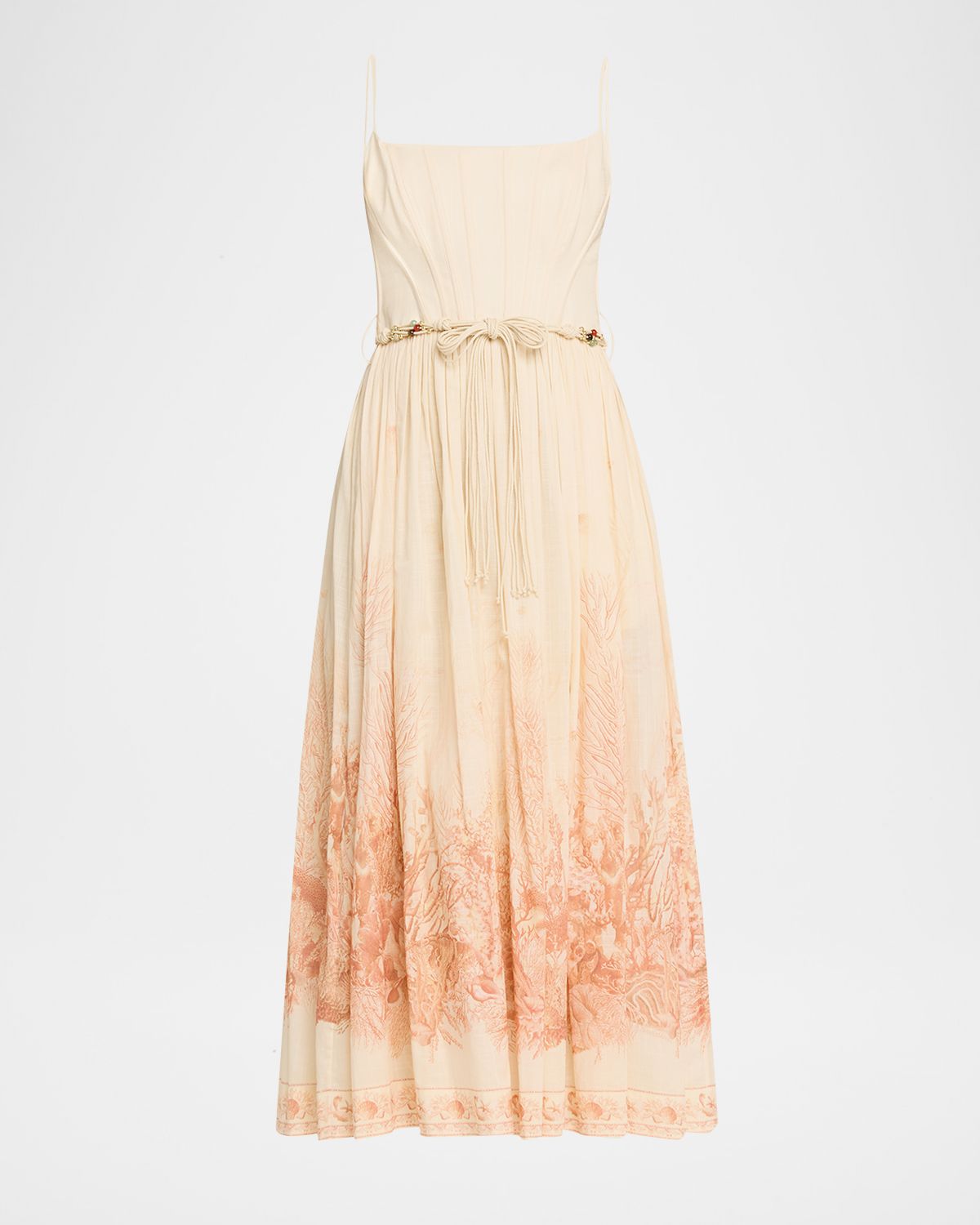 Zimmermann Wanderlust Corset Midi Dress