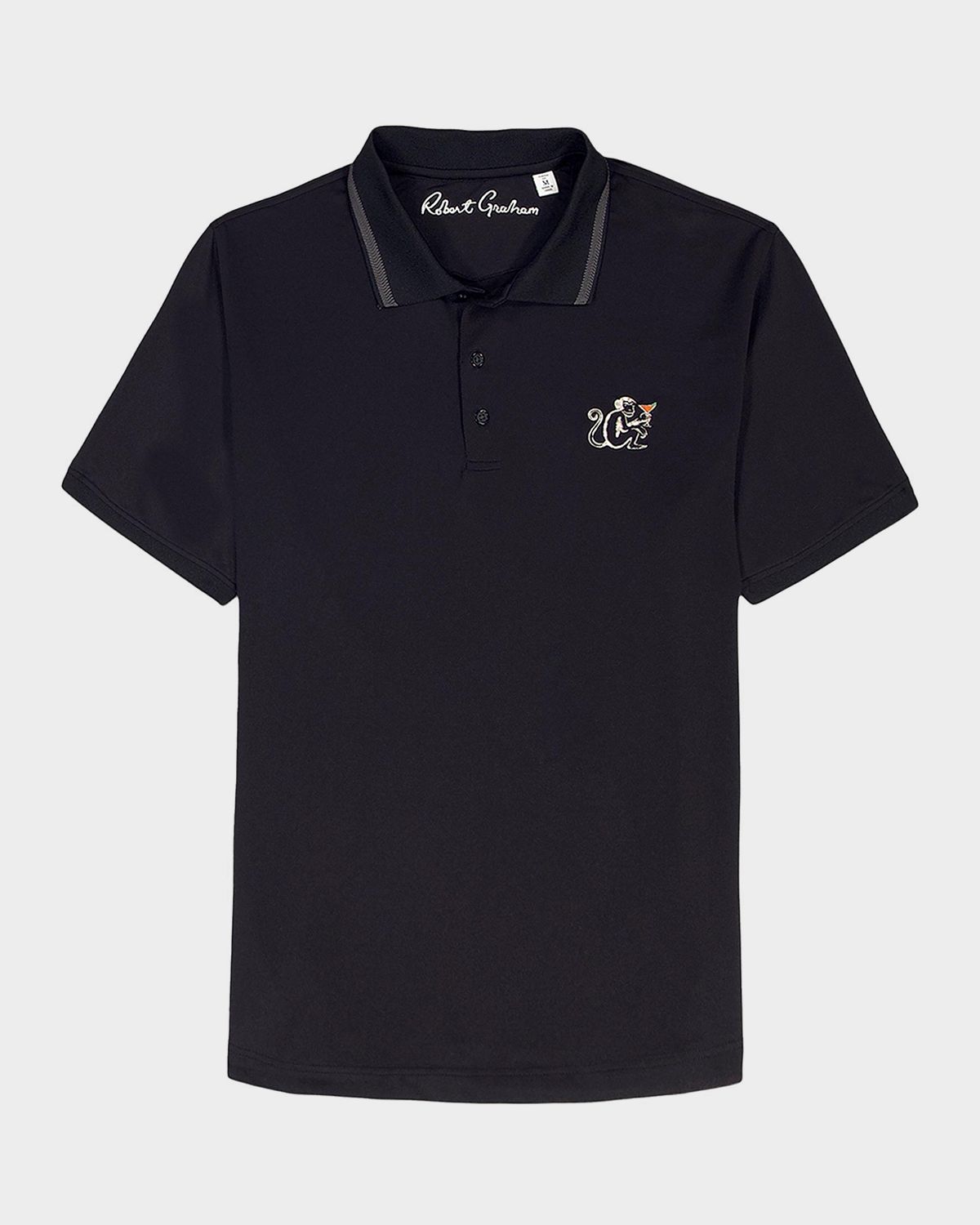 Robert Graham Men 's Monkey Business Performance Polo Shirt