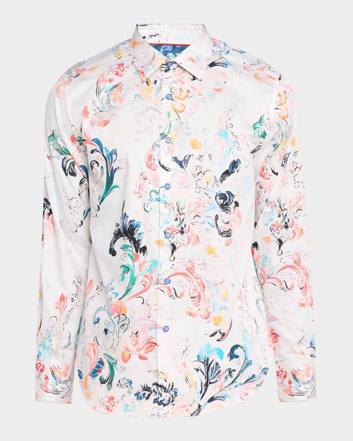 Robert Graham Men 's Aldersgate Paisley Stretch Sport Shirt