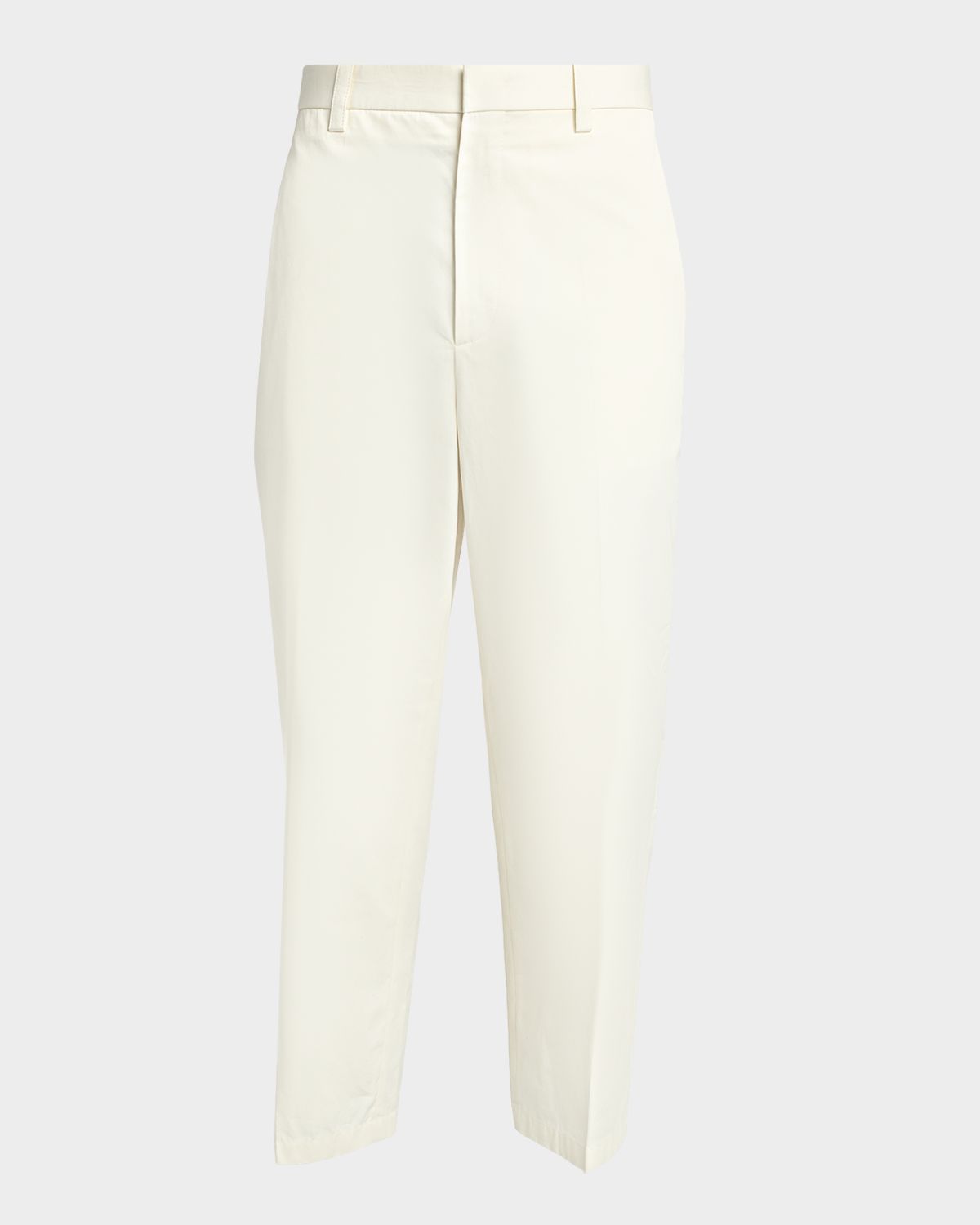 Jil Sander Men 's Flat-Front Cotton Trousers