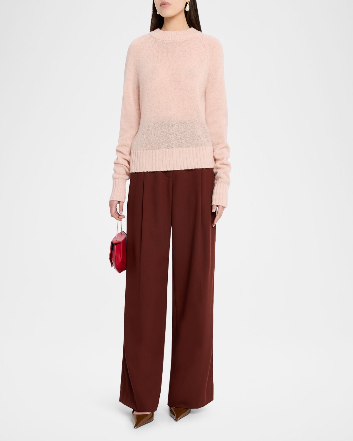 A.L.C. Frankie Alpaca-Blend Crewneck Sweater