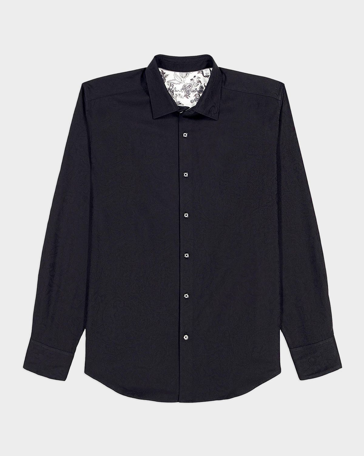 Robert Graham Men 's Hudson Cotton-Stretch Tonal Paisley Sport Shirt