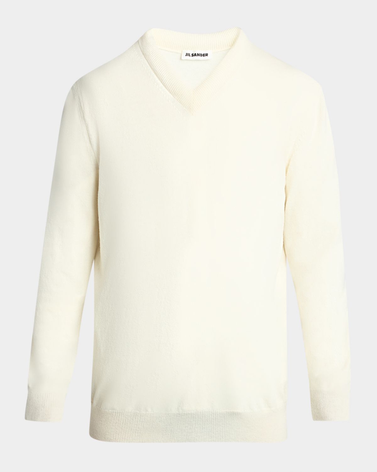 Jil Sander Men 's Wool V-Neck Sweater