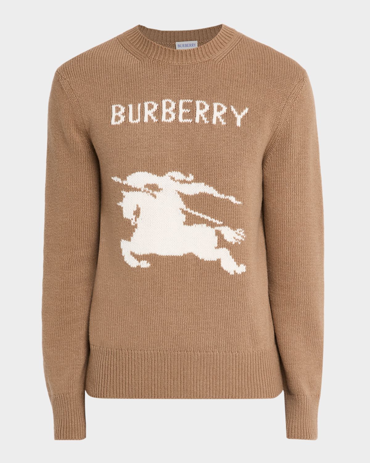 Burberry Men 's EKD Knit Wool and Cashmere Crewneck Sweater | Thumbnail 6 Burberry Men 's EKD Knit Wool and Cashmere Crewneck Sweater | Thumbnail 6