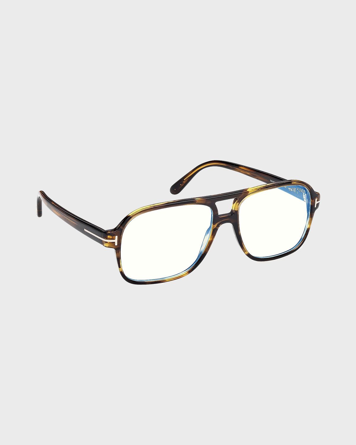 TOM FORD Blue-Block Aviator Optical Frames
