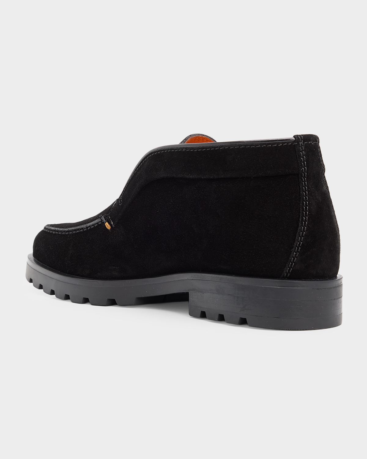 Santoni Men 's Rock Suede Loafers | Thumbnail 4 Santoni Men 's Rock Suede Loafers | Thumbnail 4