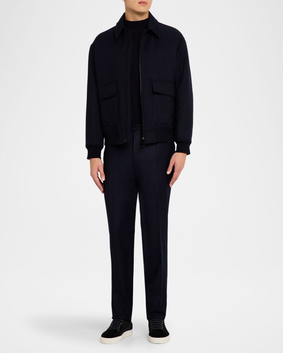 Incotex Men 's Super 100s Wool Dress Pants