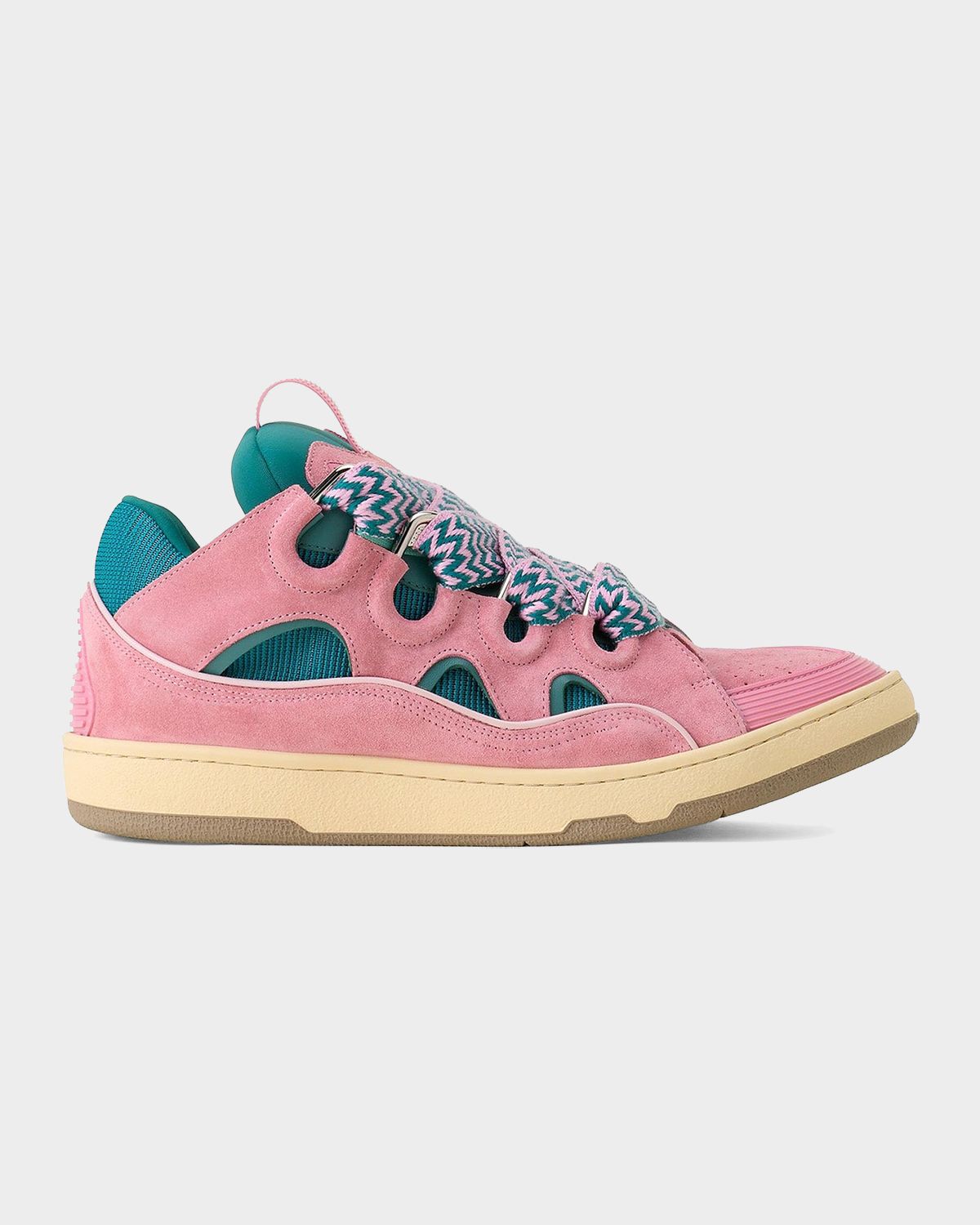 Lanvin Men 's Curb Leather Skate Sneakers | Thumbnail 7 Lanvin Men 's Curb Leather Skate Sneakers | Thumbnail 7