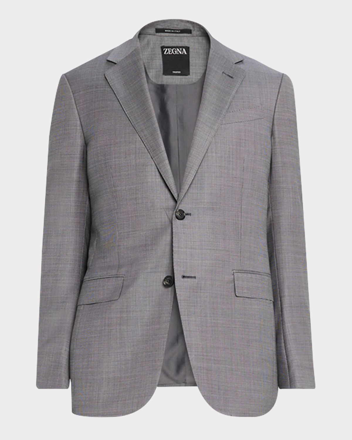 ZEGNA Wool Single-Breasted Blazer