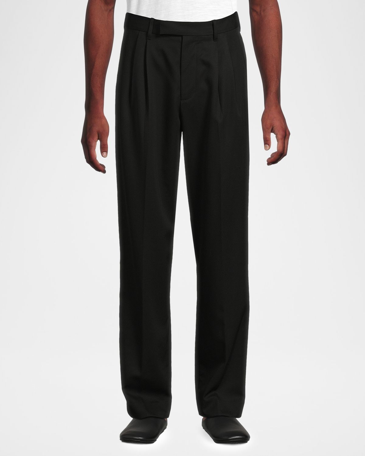 Vince Men 's Double-Pleat Suiting Trousers | Thumbnail 4 Vince Men 's Double-Pleat Suiting Trousers | Thumbnail 4