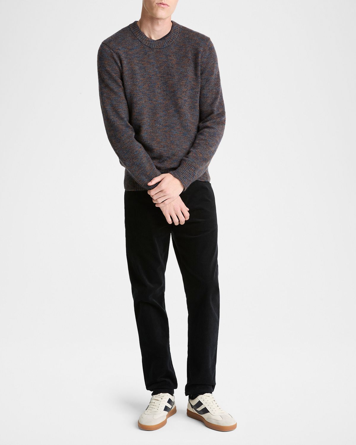 Vince Men 's Multi-Mix Merino Wool Blend Sweater