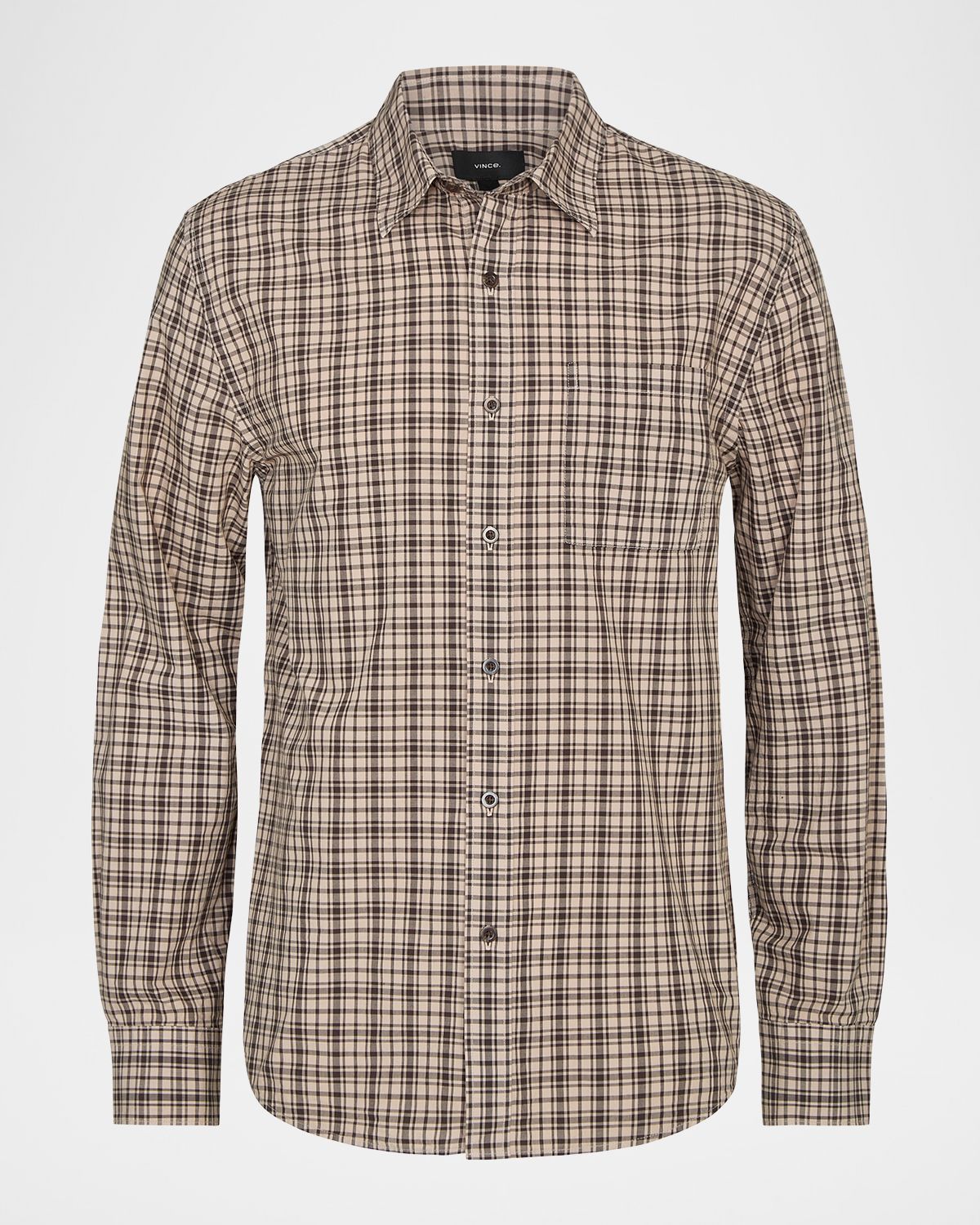 Vince Men 's Great Falls Cotton Plaid Button-Down Shirt