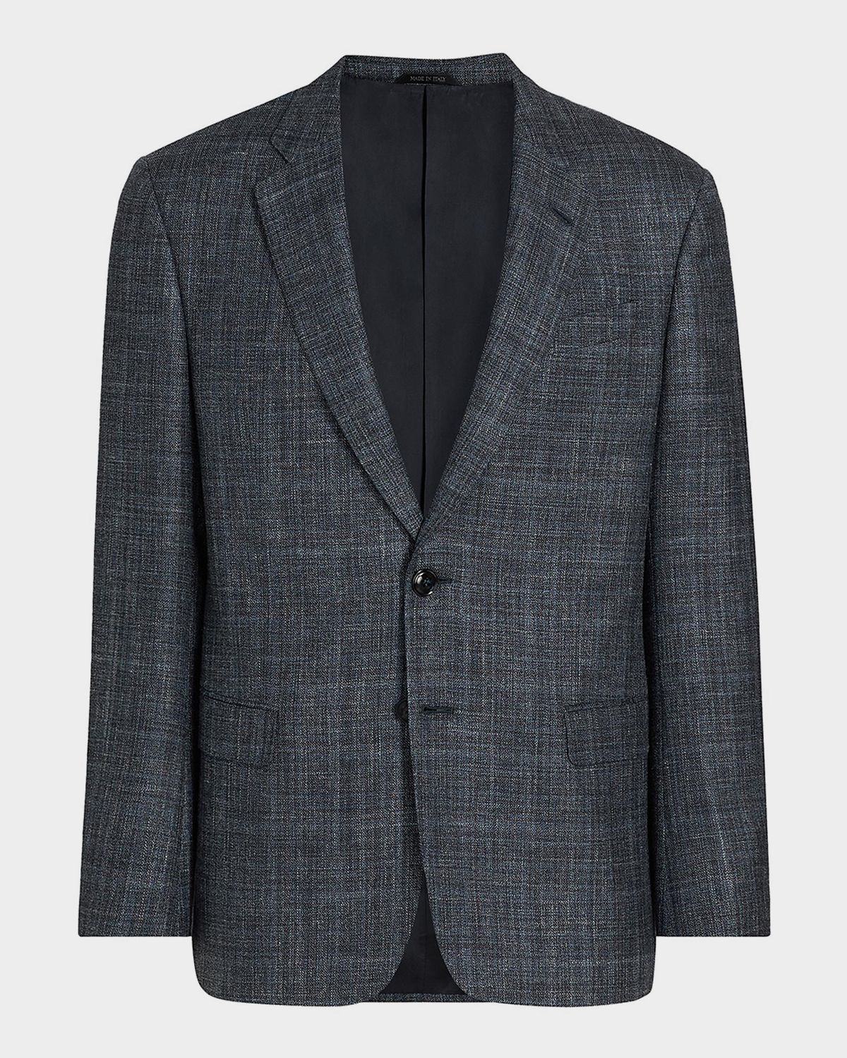 Giorgio Armani Men 's Wool, Silk and Linen Single-Breasted Sport Coat