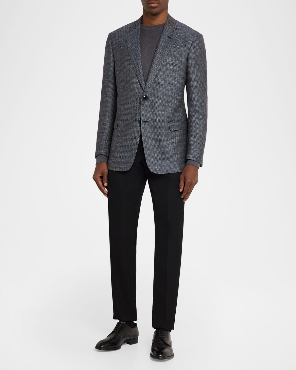 Giorgio Armani Men 's Wool Linen Silk Sport Coat