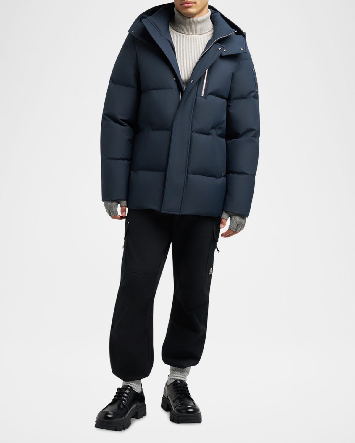 Moose Knuckles Men 's Cloud 3Q Quilted Down Jacket