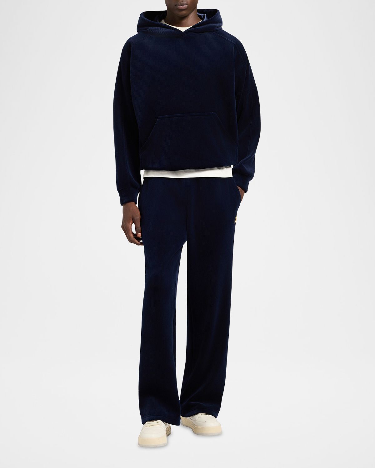 Moose Knuckles Men 's Preston Velour Hoodie