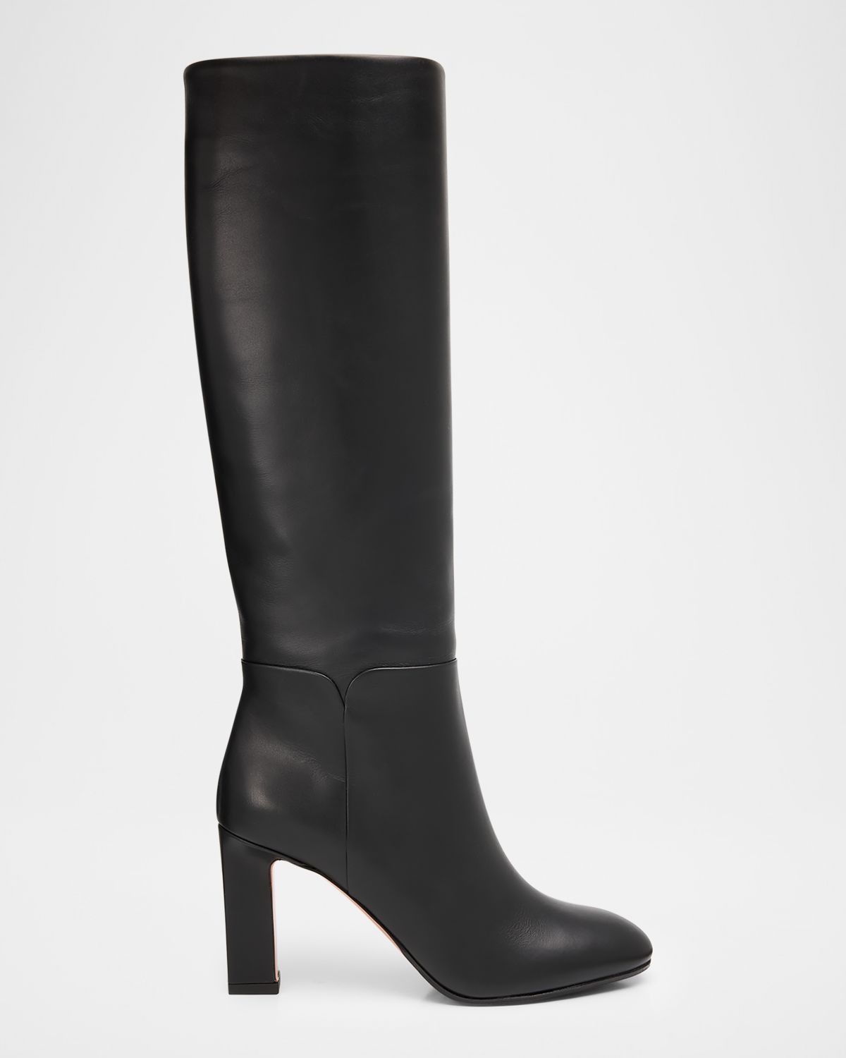 Aquazzura 85mm Sellier Leather Knee-High Boots