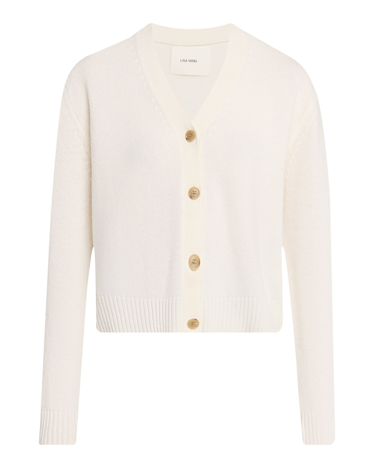 Lisa Yang Marion Cashmere-Silk V-Neck Cardigan