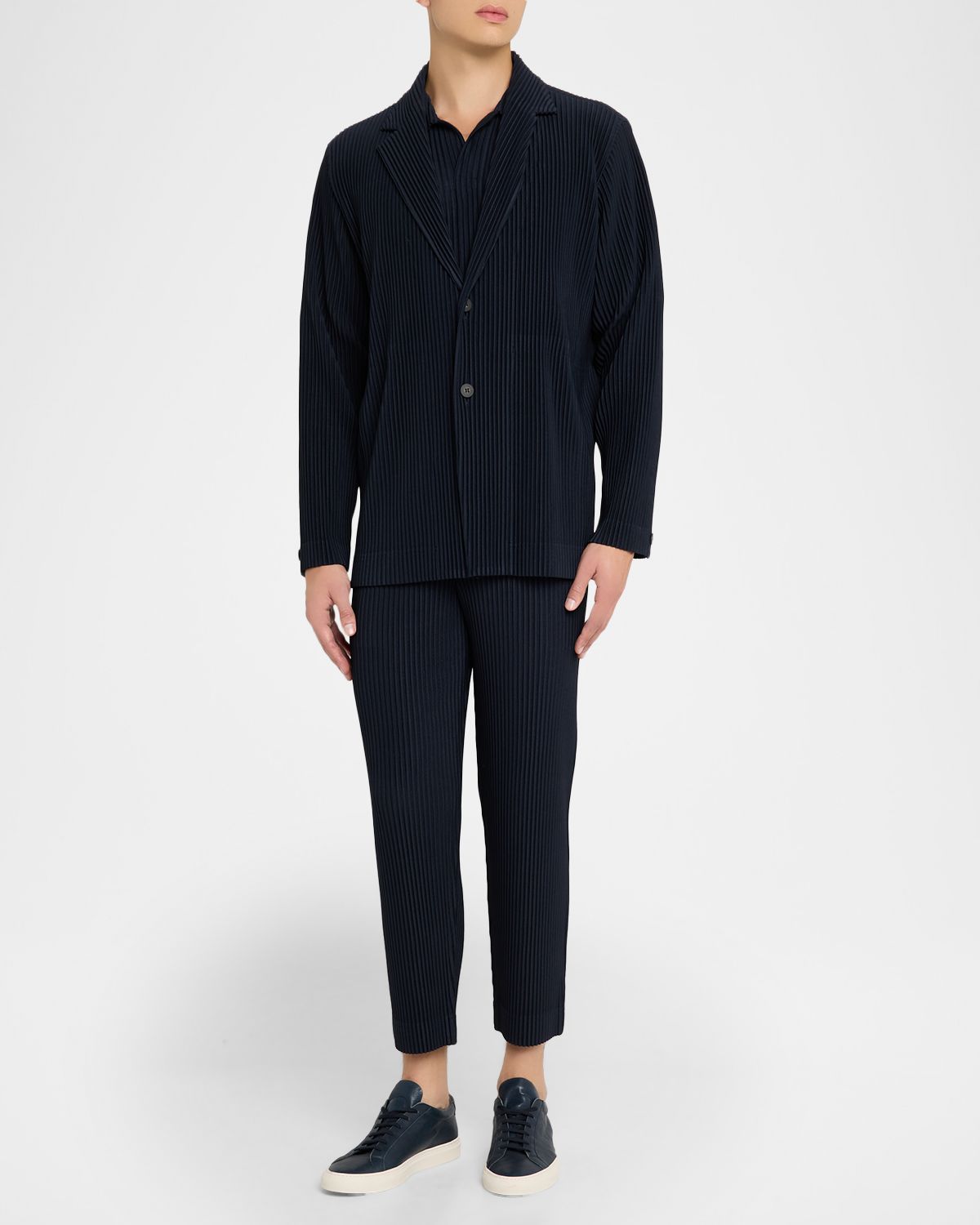 Homme Plisse Issey Miyake Men 's Pleated Basics Jacket | Thumbnail 5 Homme Plisse Issey Miyake Men 's Pleated Basics Jacket | Thumbnail 5